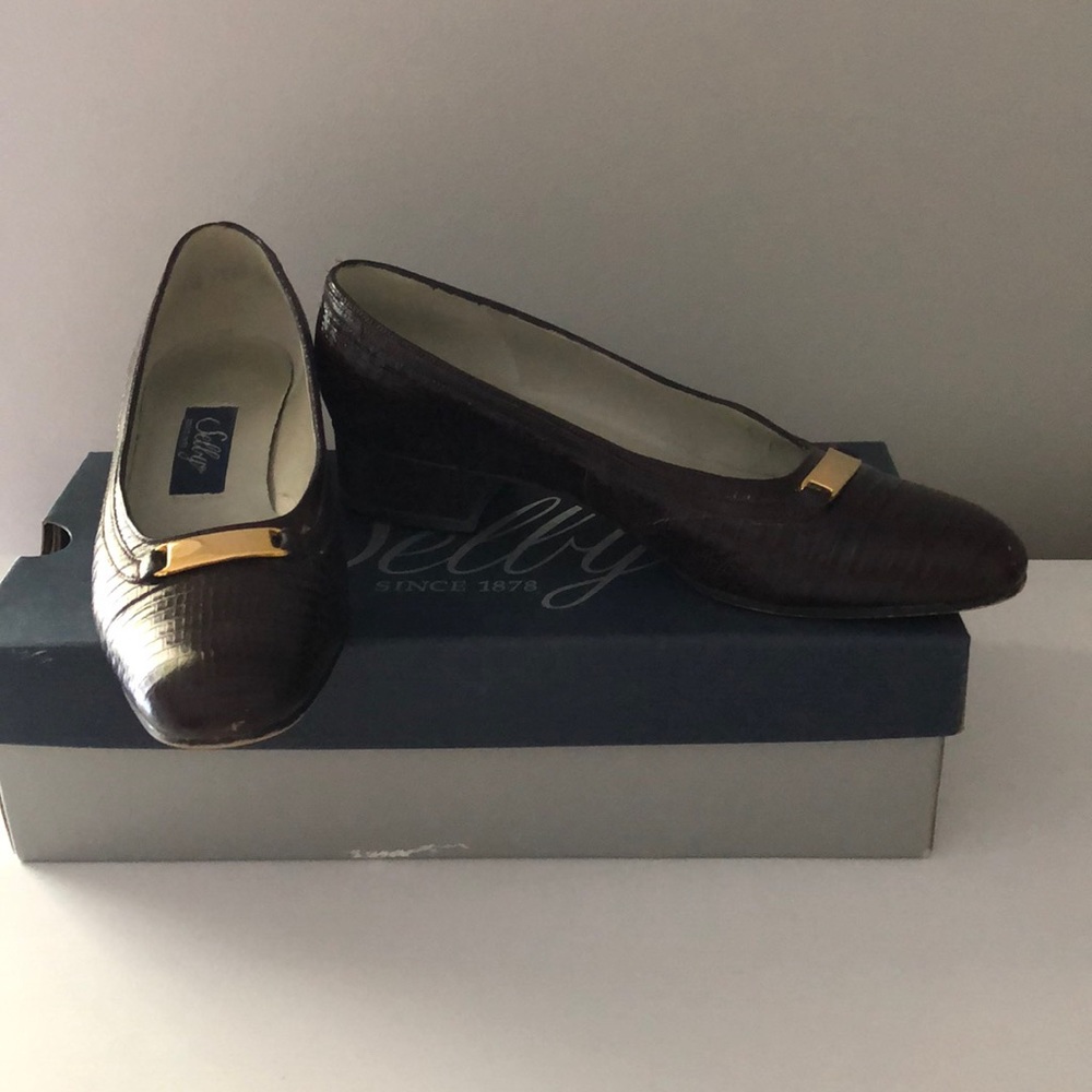 Selly Comfort Flex brown heels